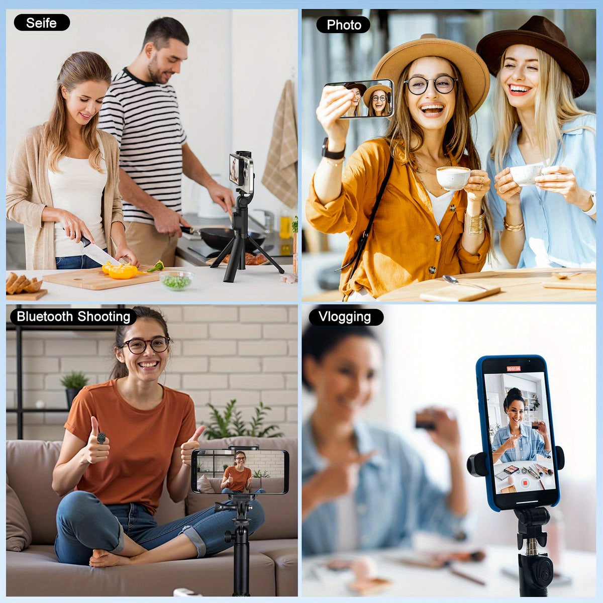 Draadloze 3,97-inch vlogmonitor voor smartphonecamera’s