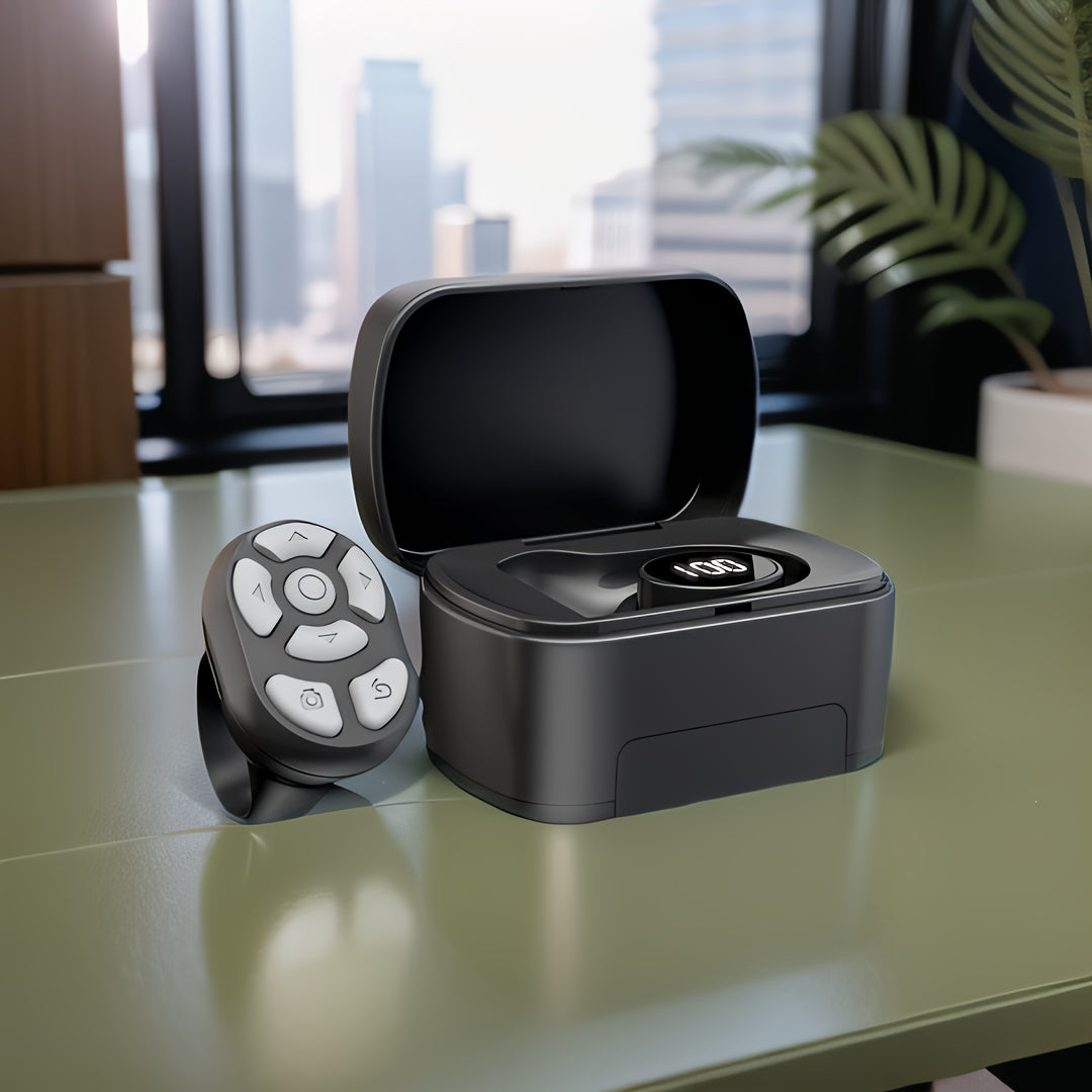 3-in-1 draadloze scrolafstandsbediening met telefoonhouder
