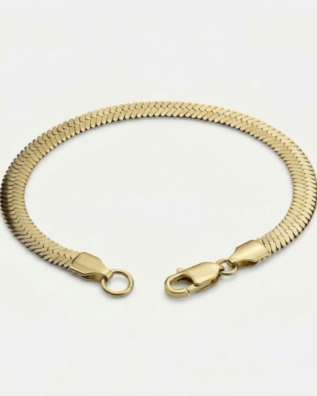 5 mm slangenkettingarmband voor heren