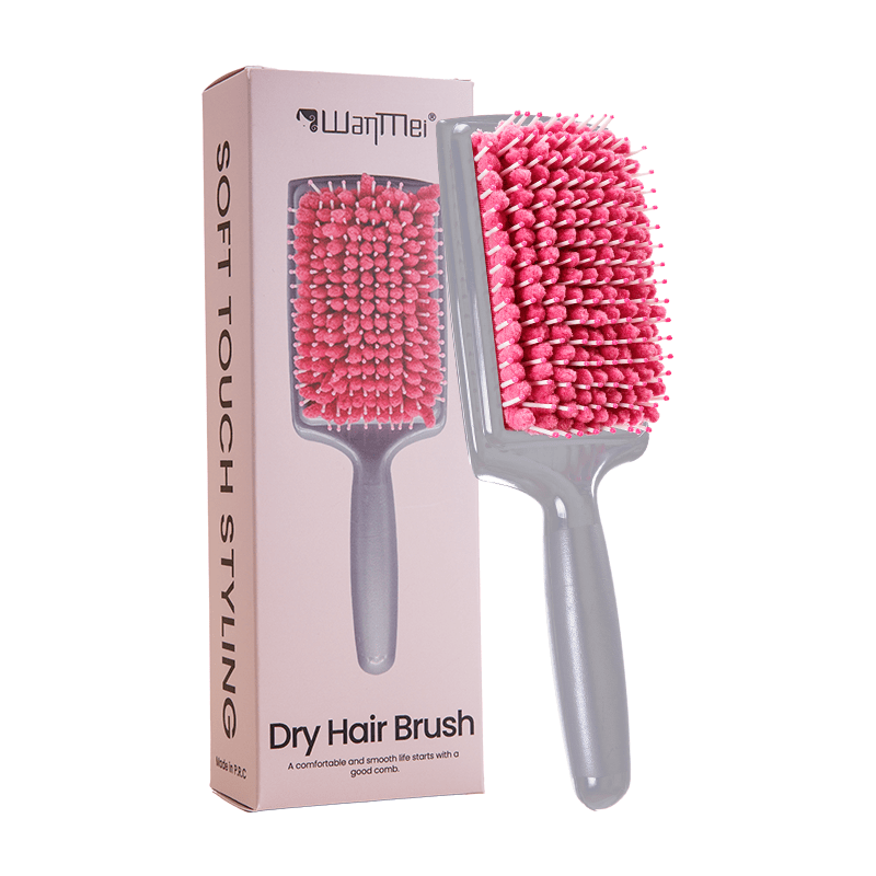 Handmatige haarborstel met nylon borstelharen