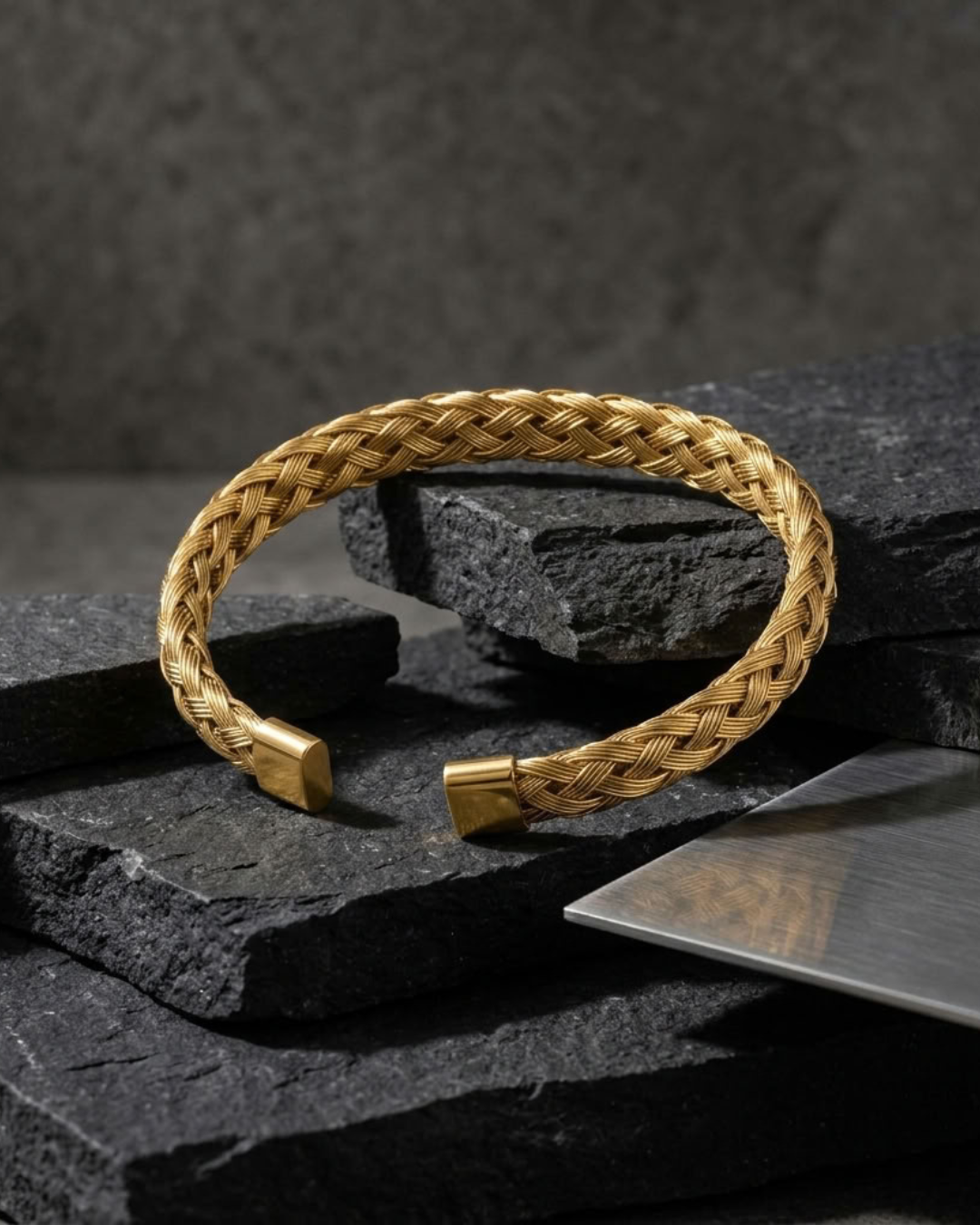 5 mm gedraaide armband voor heren