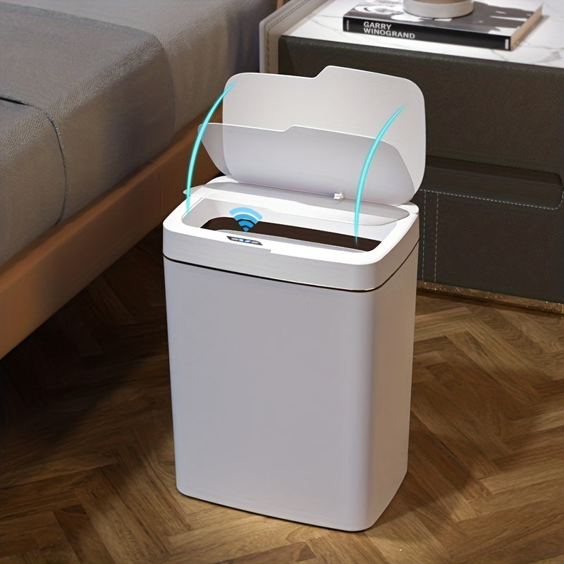 Automatische sensorprullenbak met contactloos deksel