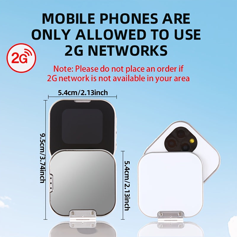 Compacte 2G-schuiftelefoon met dual-sim en touchscreen