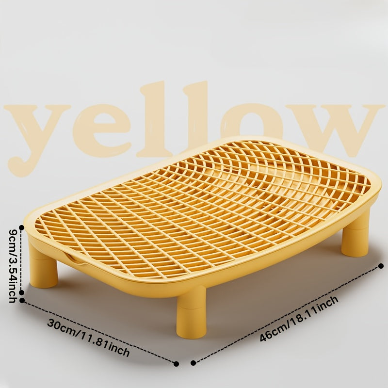 Dubbele Kattenbakmat met Honingraatstructuur en Antisliplaag
