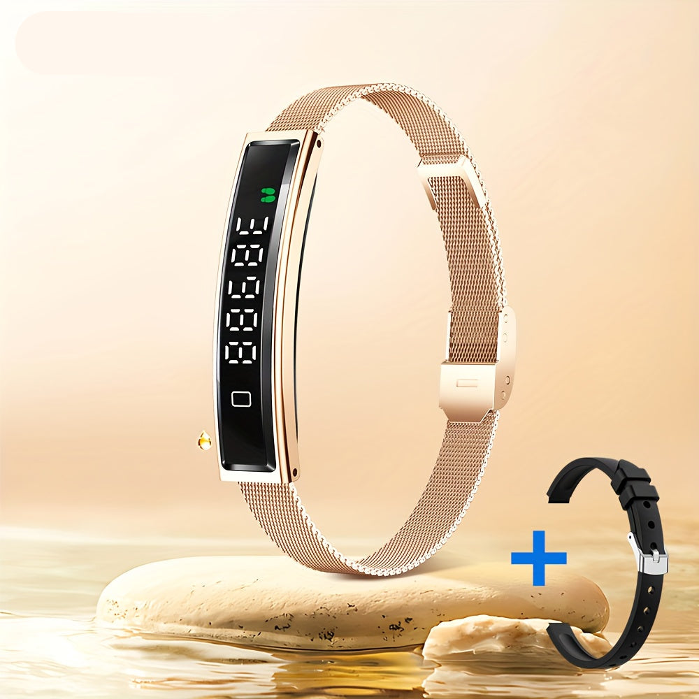 Stijlvolle fitnesstracker met sportstanden en IPX8