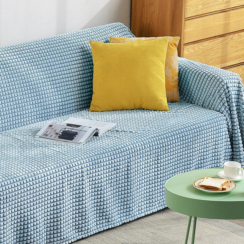 Flanellen bankplaid - Dubbelzijdige polyester microvezel