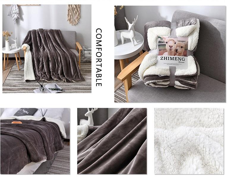 Omkeerbare Sherpa plaid - Flanel en pluizig fleece