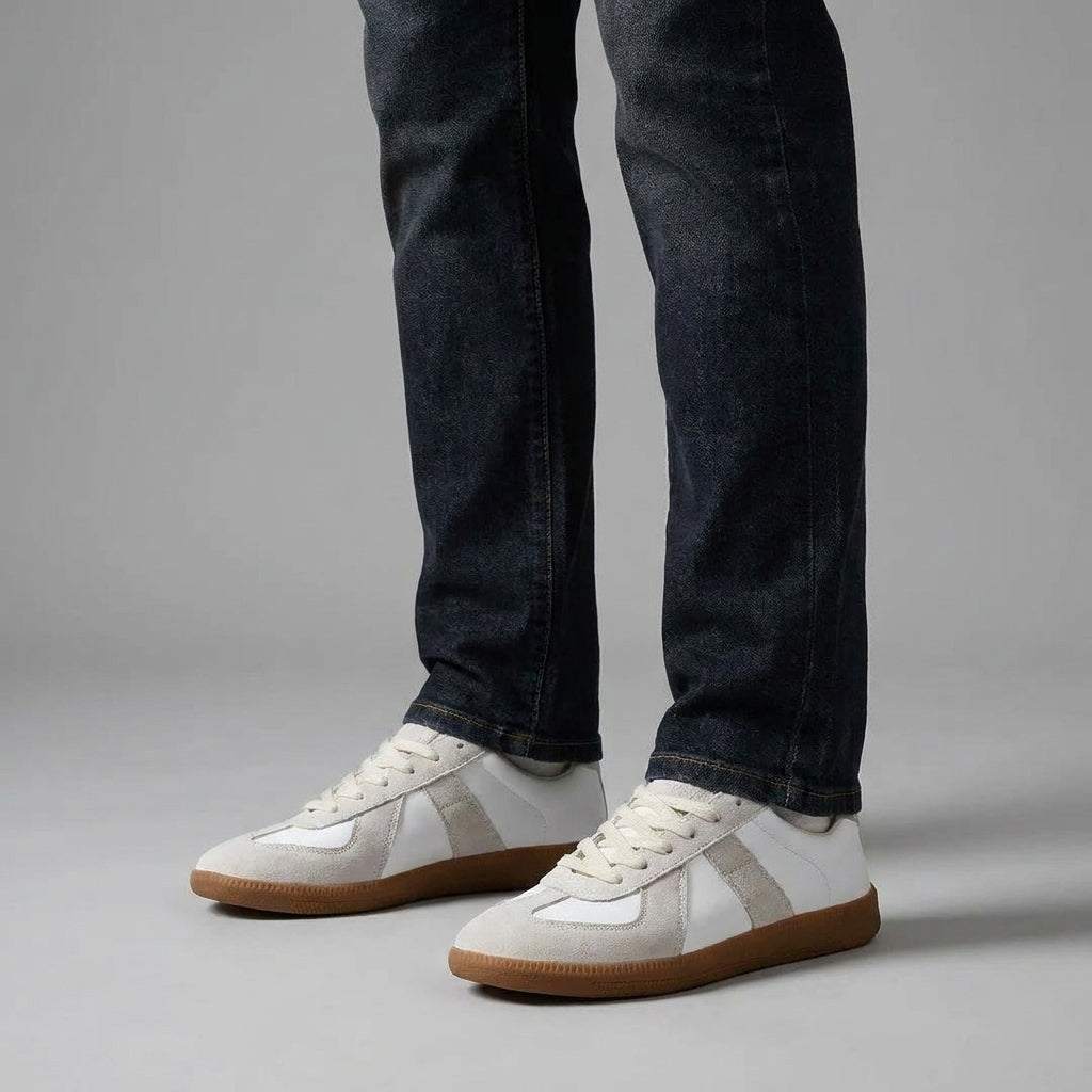 Retro lage sneakers voor heren