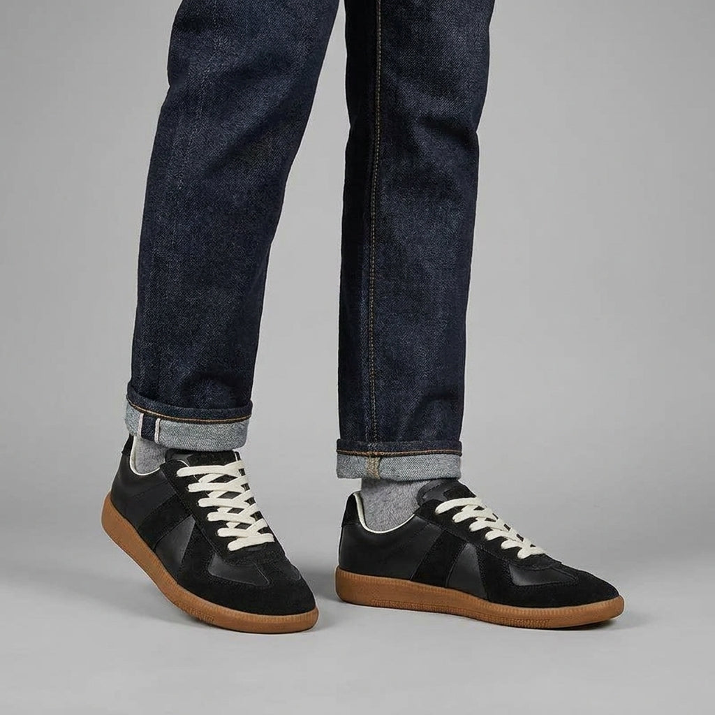 Retro lage sneakers voor heren