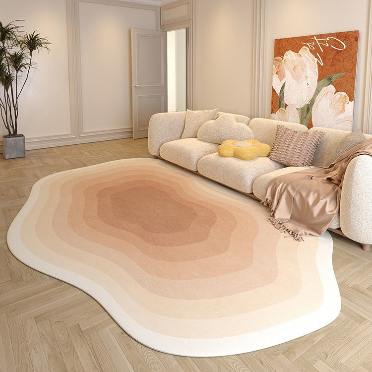 Onregelmatig vloerkleed - Polyester met TPR antislip