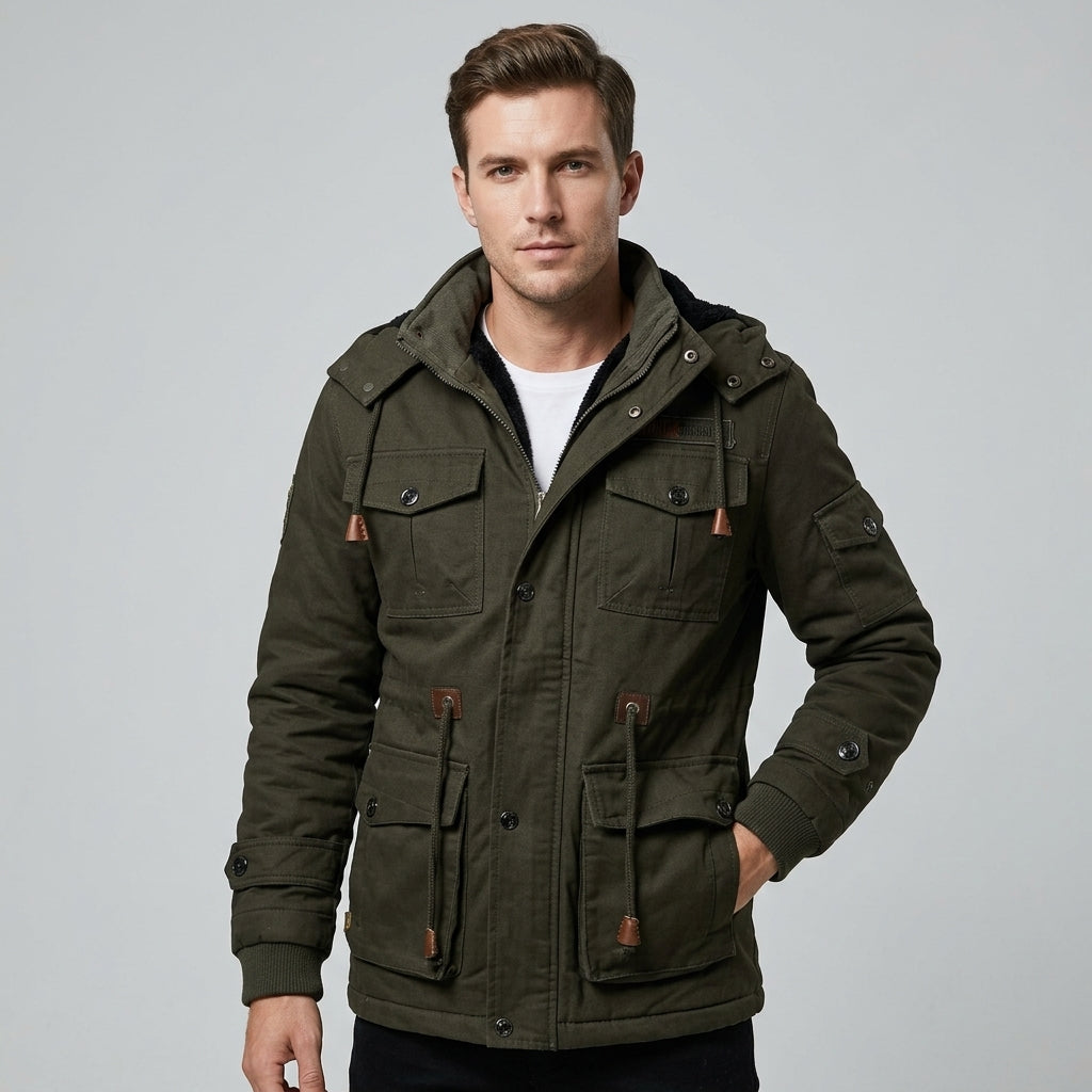 Winterjas met capuchon voor heren