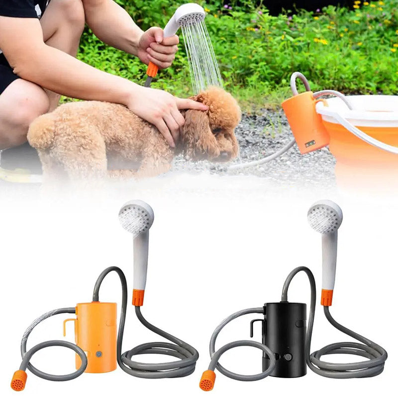 Draagbare Campingdouche met Accu en Twee Waterstanden