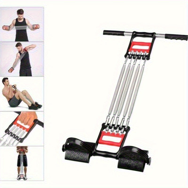 3-in-1 Veertrainer voor Borst, Armen en Core