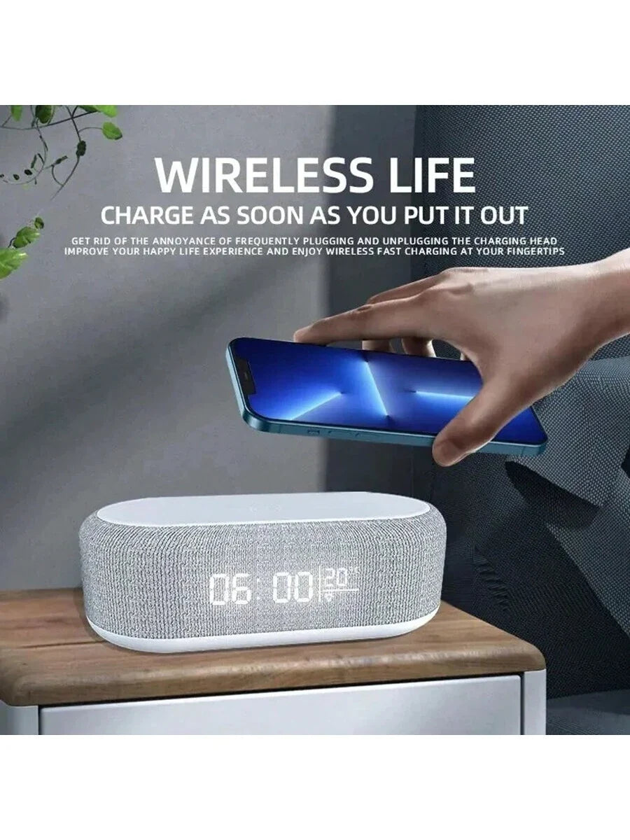 Digitale zonsopgangswekker met 15W draadloze oplader