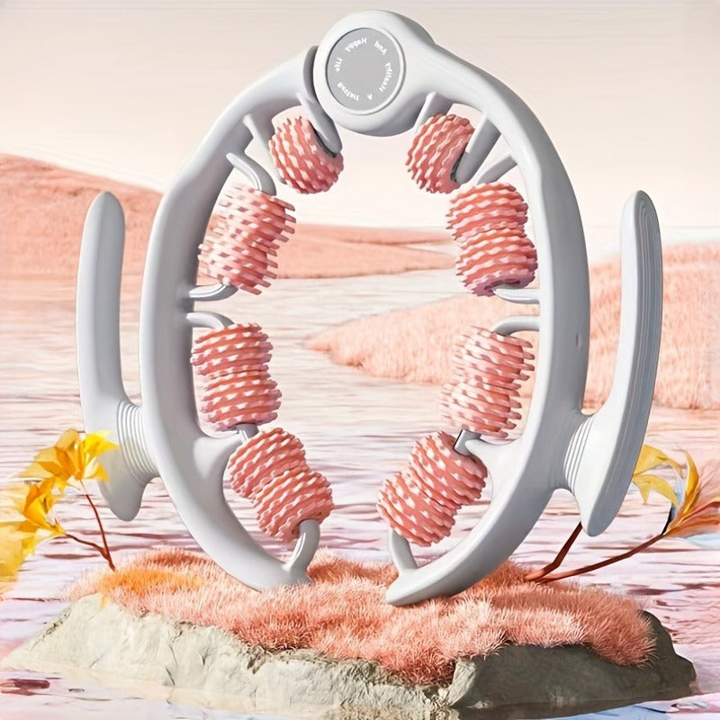 Handmatige fitnessmassager met 14 massagewielen