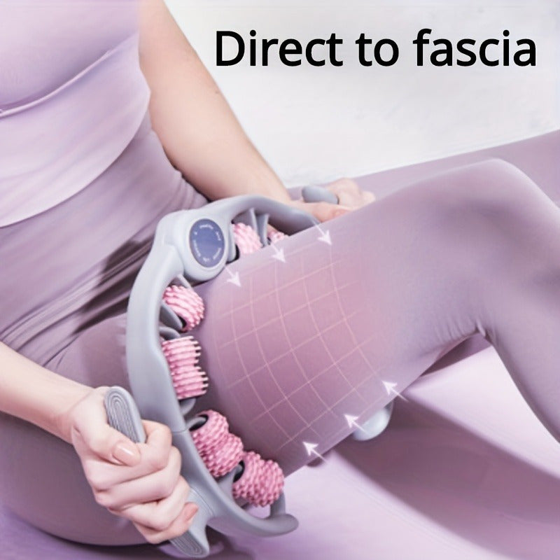 Handmatige fitnessmassager met 14 massagewielen