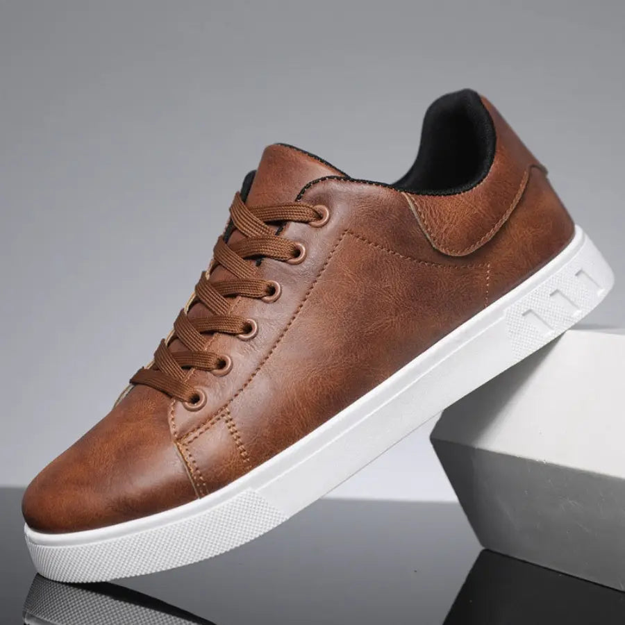 Lage casual vetersneakers voor heren