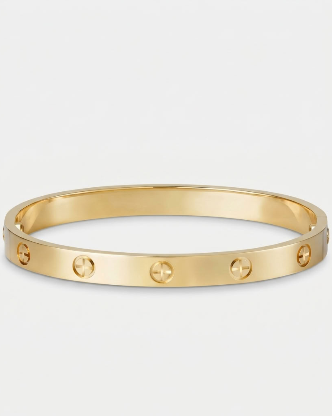Klassieke open bangle-armband voor heren
