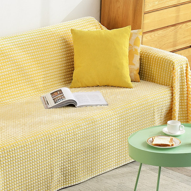 Flanellen bankplaid - Dubbelzijdige polyester microvezel