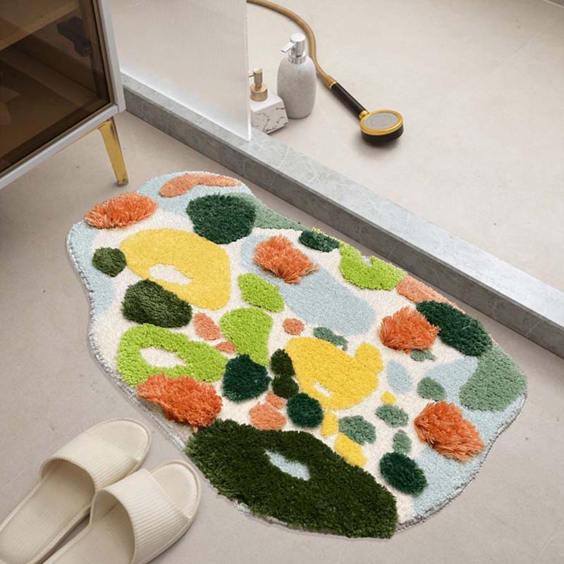 3D mosbadmat - Getufte polyester microvezel met TPR