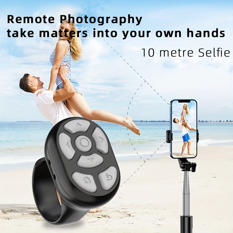 3-in-1 draadloze scrolafstandsbediening met telefoonhouder