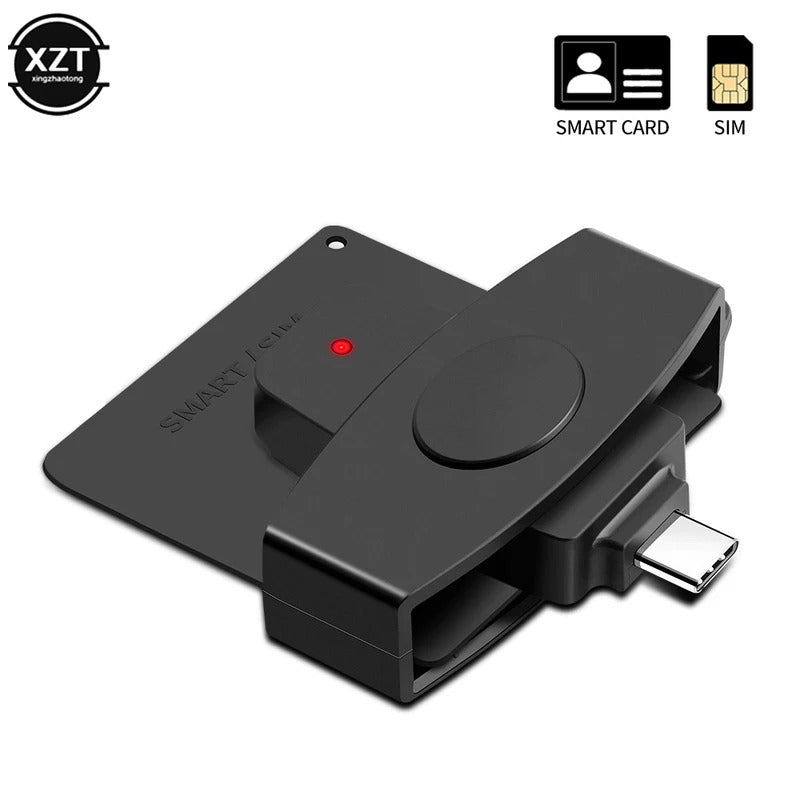 Compacte USB-C-smartcardlezer voor meerdere kaarttypen