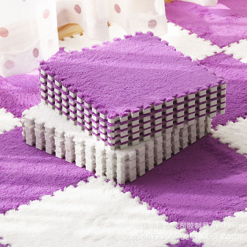Pluche vloermattegels - EVA-schuim 30 x 30 cm, 1, 12 of 16 stuks