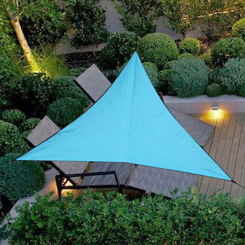 Driehoekig Waterbestendig Schaduwdoek voor Terras en Tuin