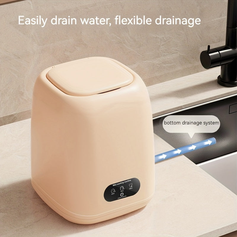 Compacte miniwasmachine voor kleine en delicate was
