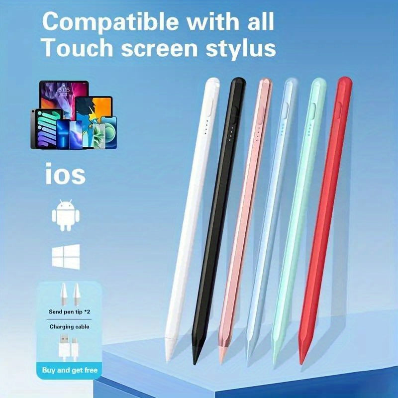 Oplaadbare universele stylus voor capacitieve touchscreens