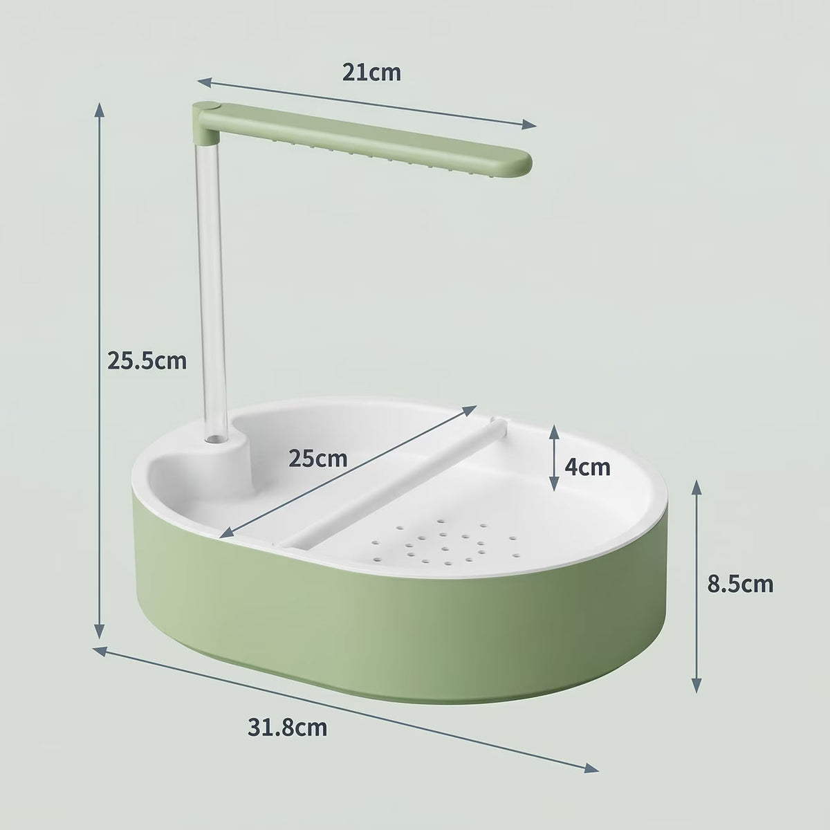 Automatisch USB-Vogelbad met Douchepomp - Set van 2