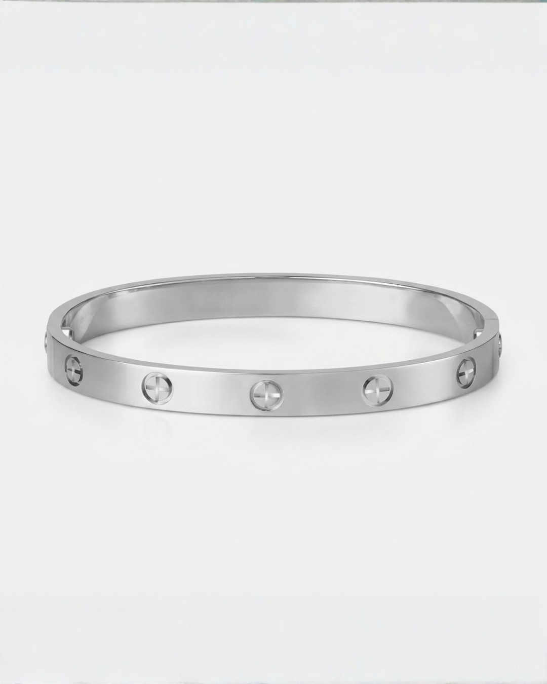 Klassieke open bangle-armband voor heren