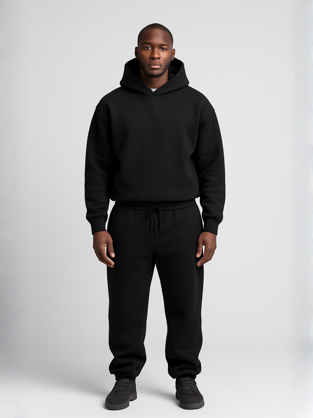 Oversized hoodie- en joggerset voor heren