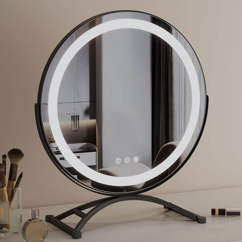 LED make-upspiegel - 40 cm met 3 lichtstanden en touchbediening