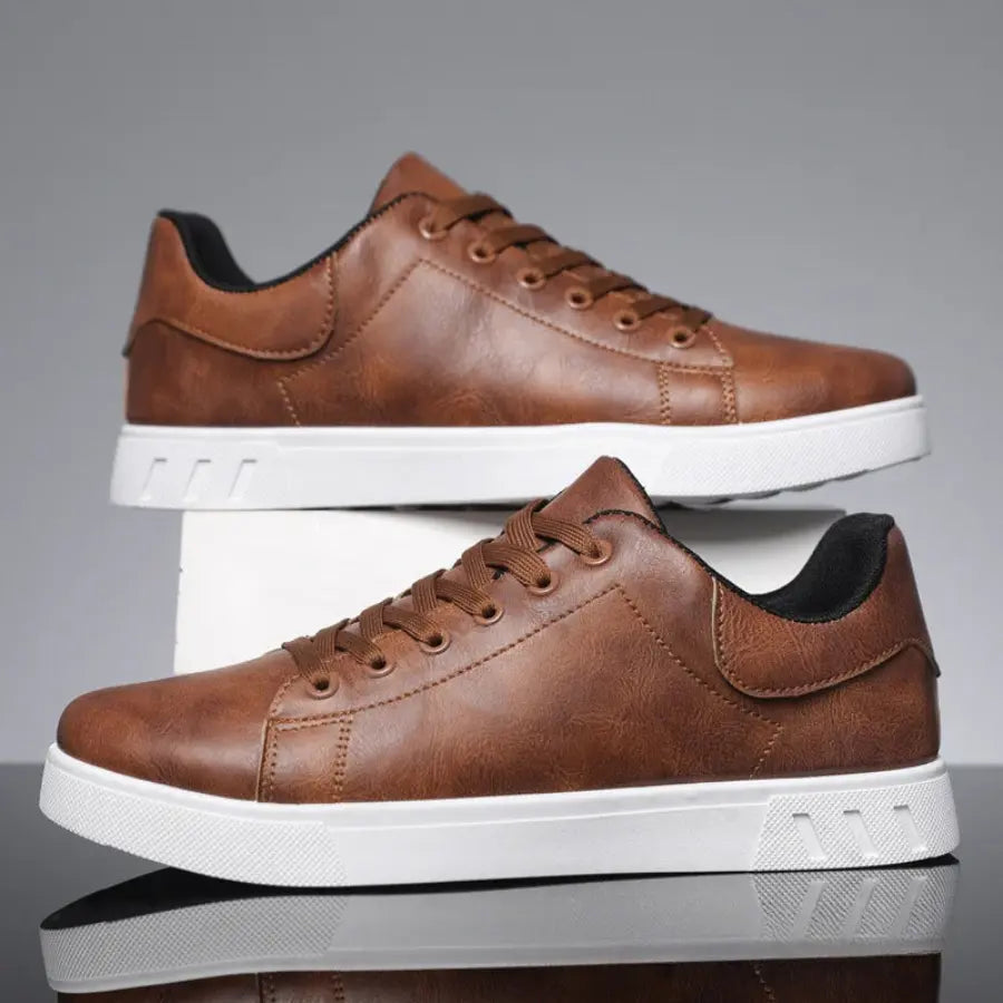 Lage casual vetersneakers voor heren