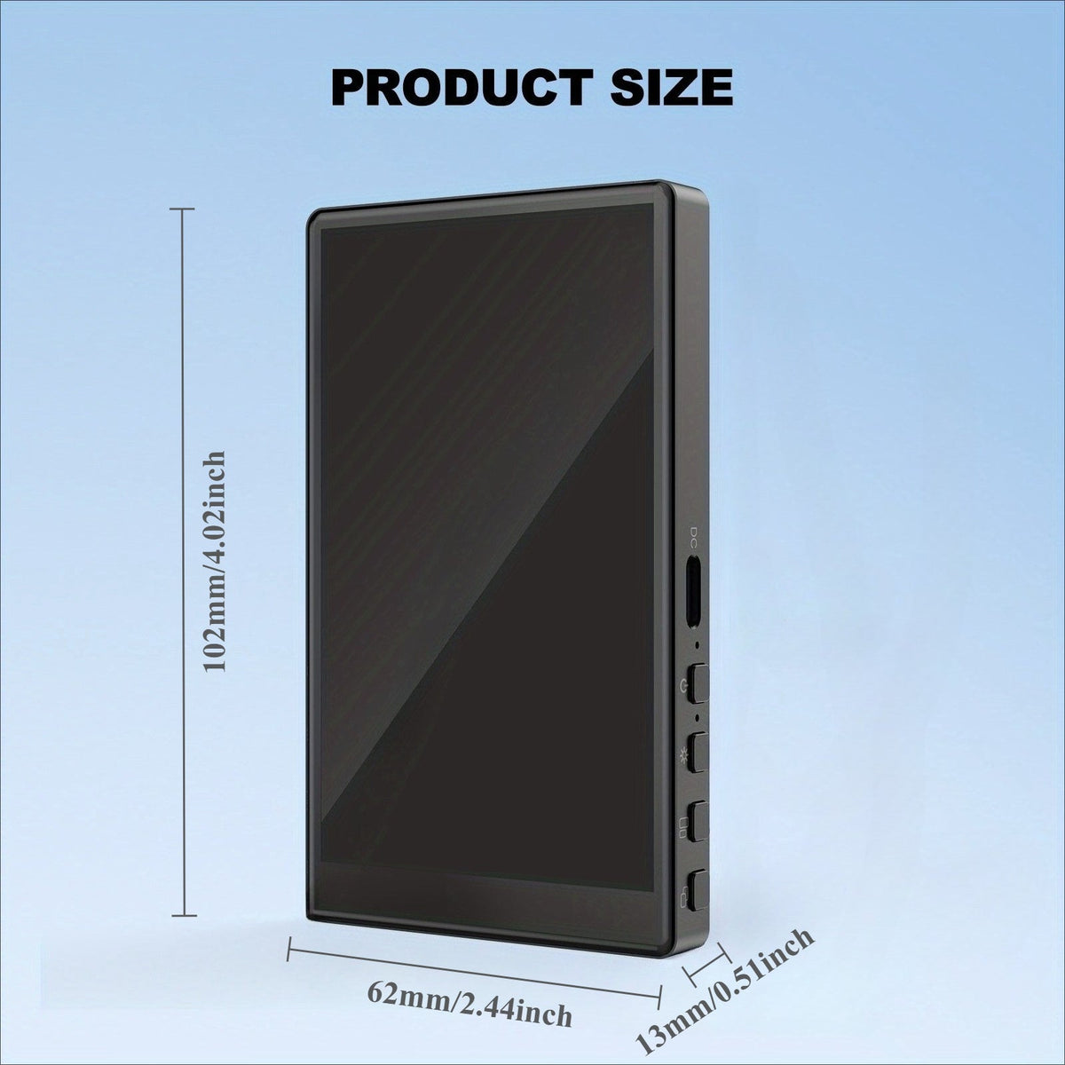 Draadloze 3,97-inch vlogmonitor voor smartphonecamera’s