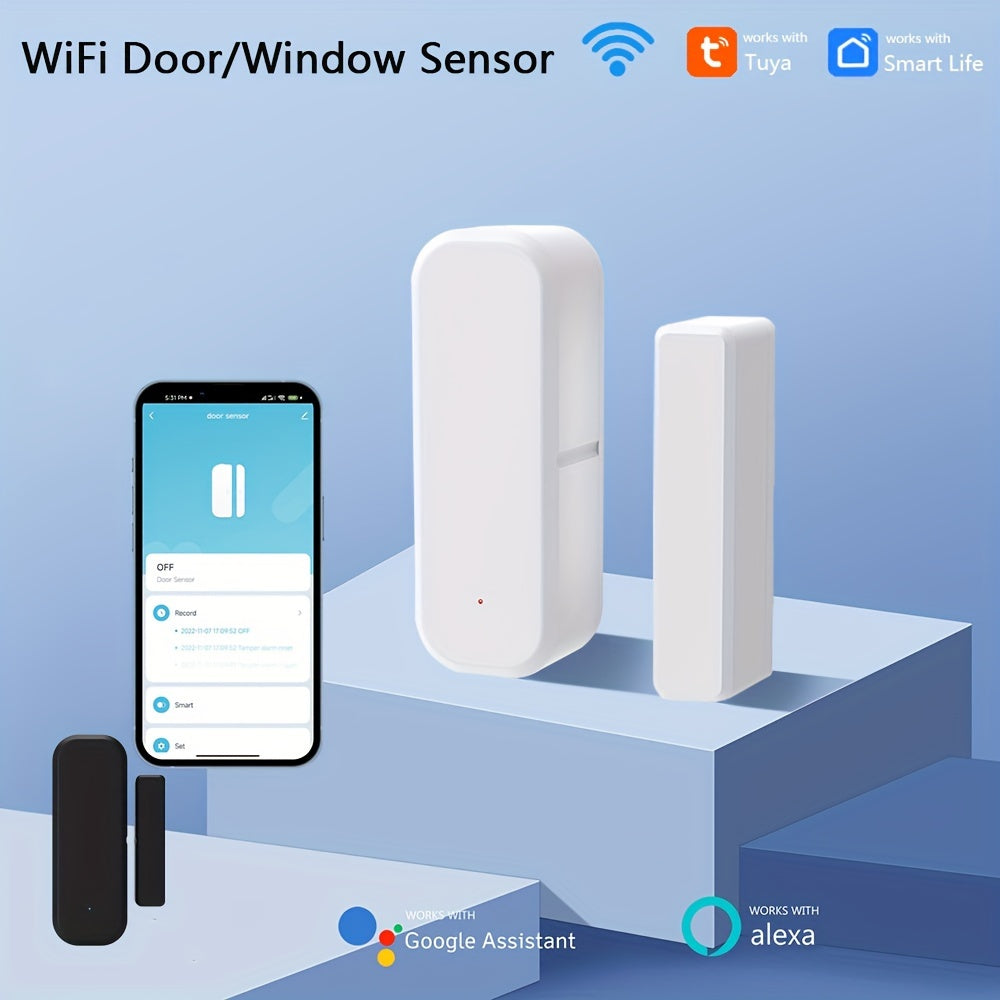 Slimme wifi-deur- en raamsensor met alarmmeldingen