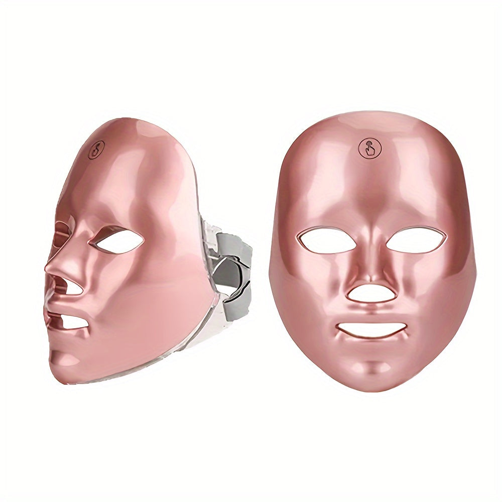 Draadloos LED-gezichtsmasker met 7 kleuren