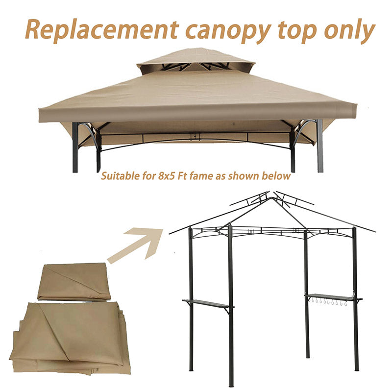 Vervangend Dubbel Dakdoek voor Partytent van 3 x 3 Meter