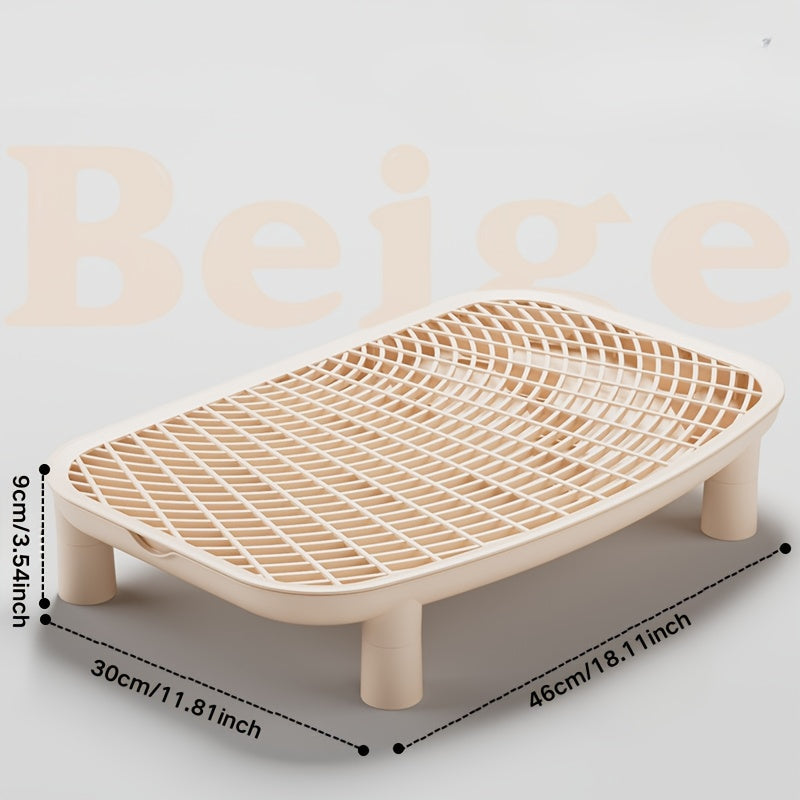 Dubbele Kattenbakmat met Honingraatstructuur en Antisliplaag