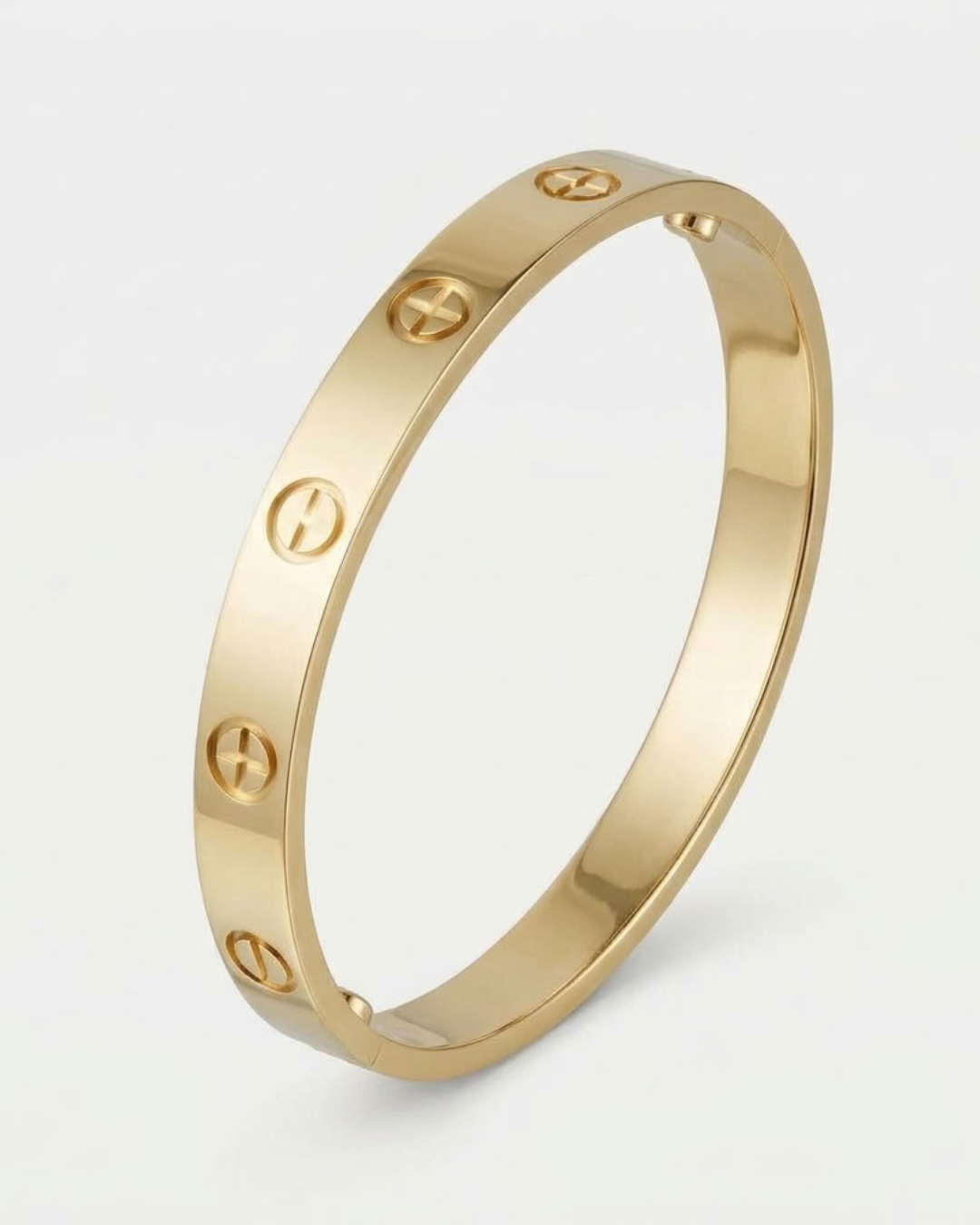 Klassieke open bangle-armband voor heren