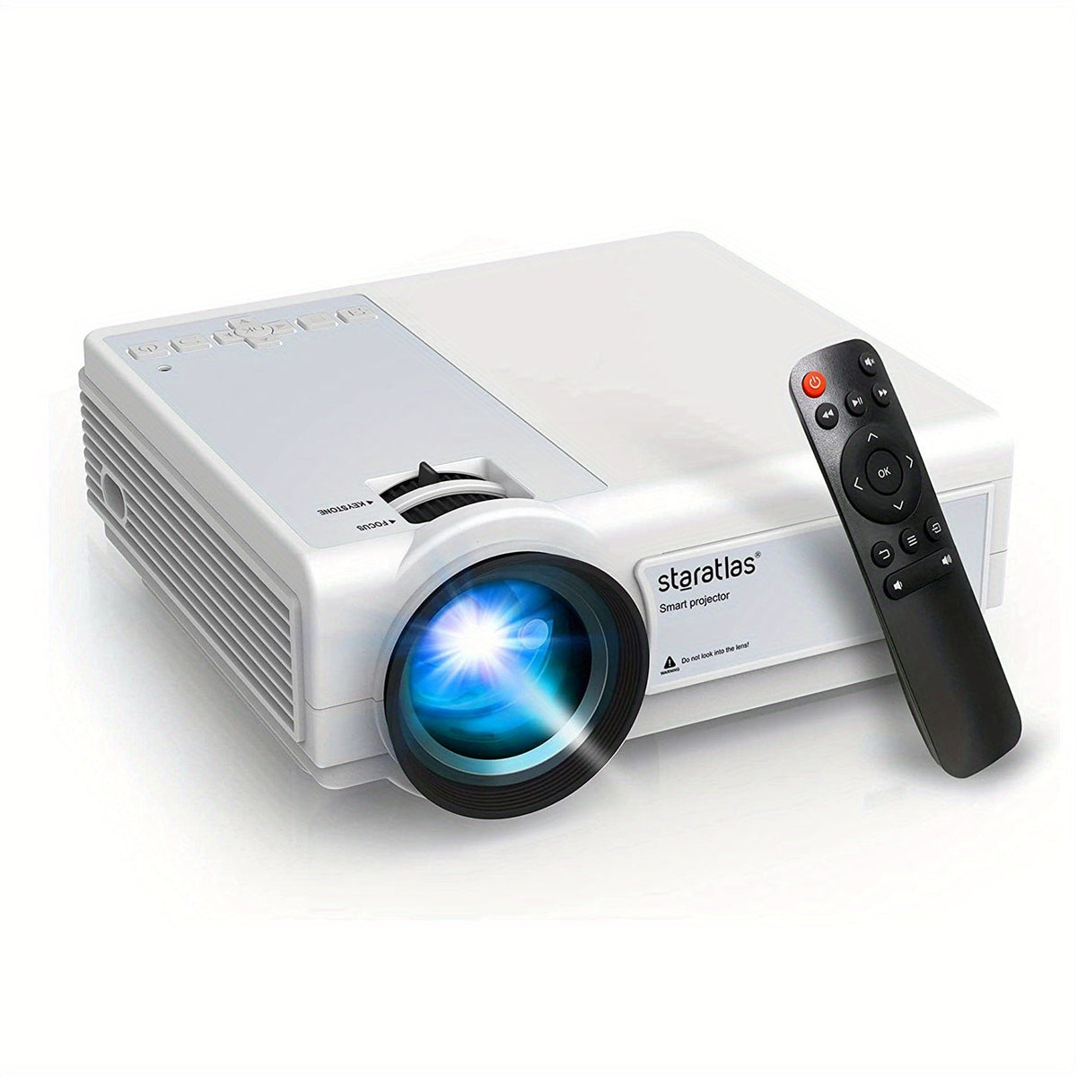 Draagbare native 1080p-projector met wifi en 4K-ondersteuning