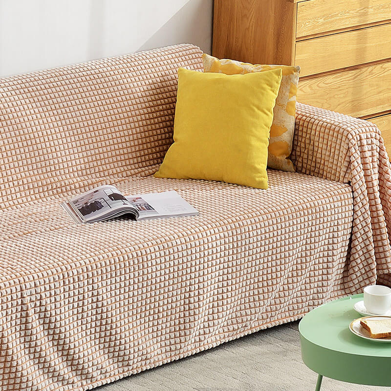 Flanellen bankplaid - Dubbelzijdige polyester microvezel