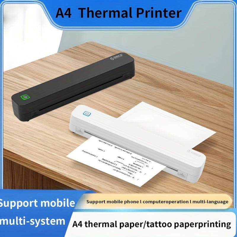 Draagbare draadloze A4-thermische printer