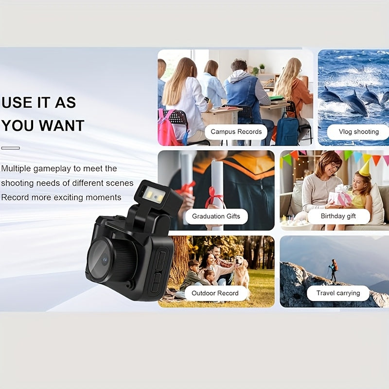 Compacte 1080p digitale camera met LCD-scherm