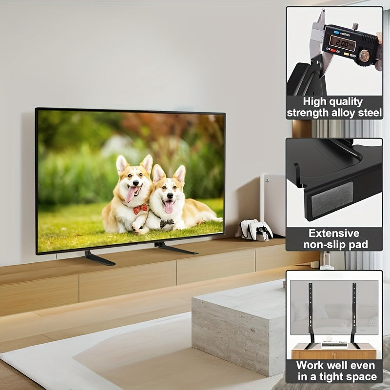 Verstelbare metalen tv-standaardpoten voor tv’s van 55-94 cm