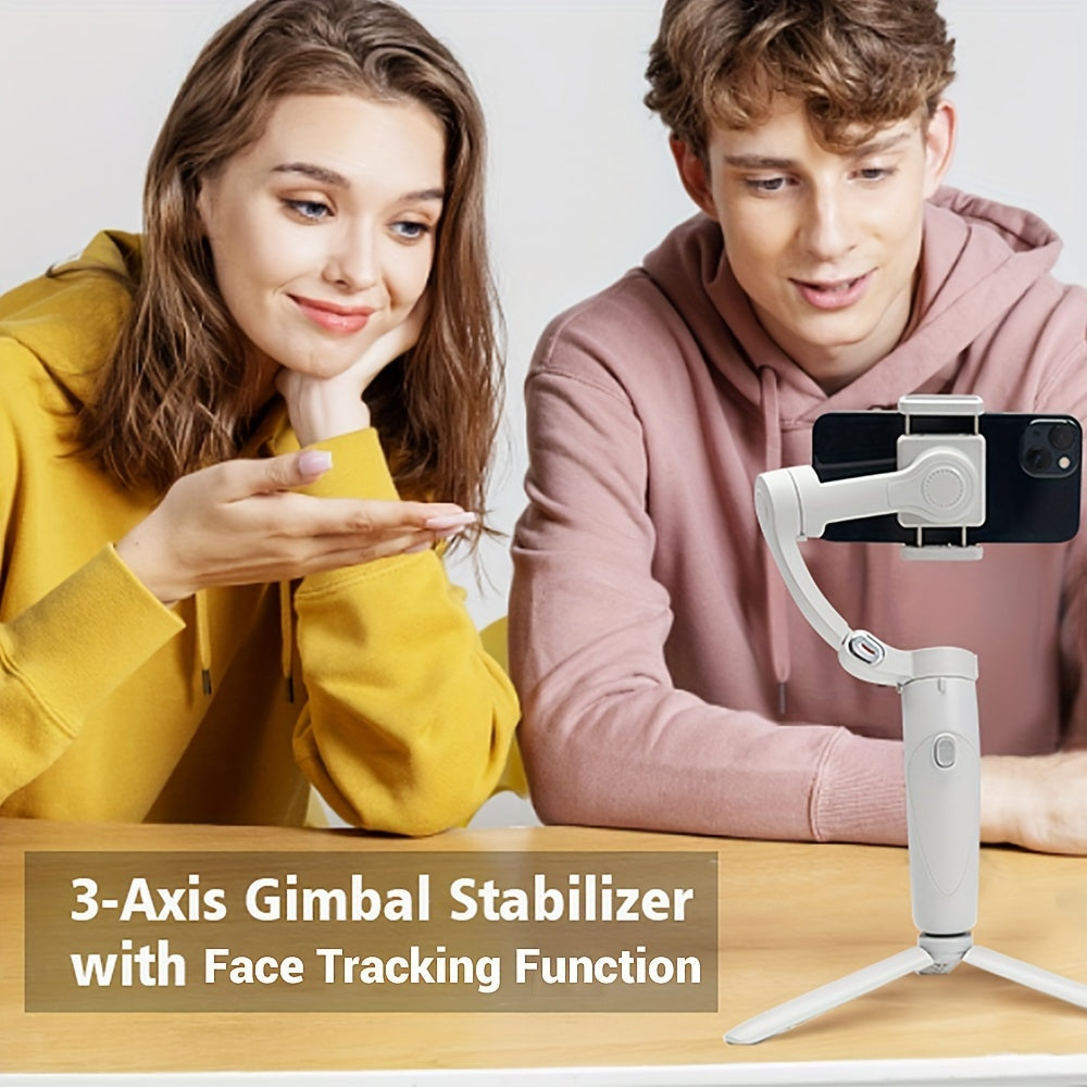 Opvouwbare 3-assige smartphonegimbal met gezichtsvolging