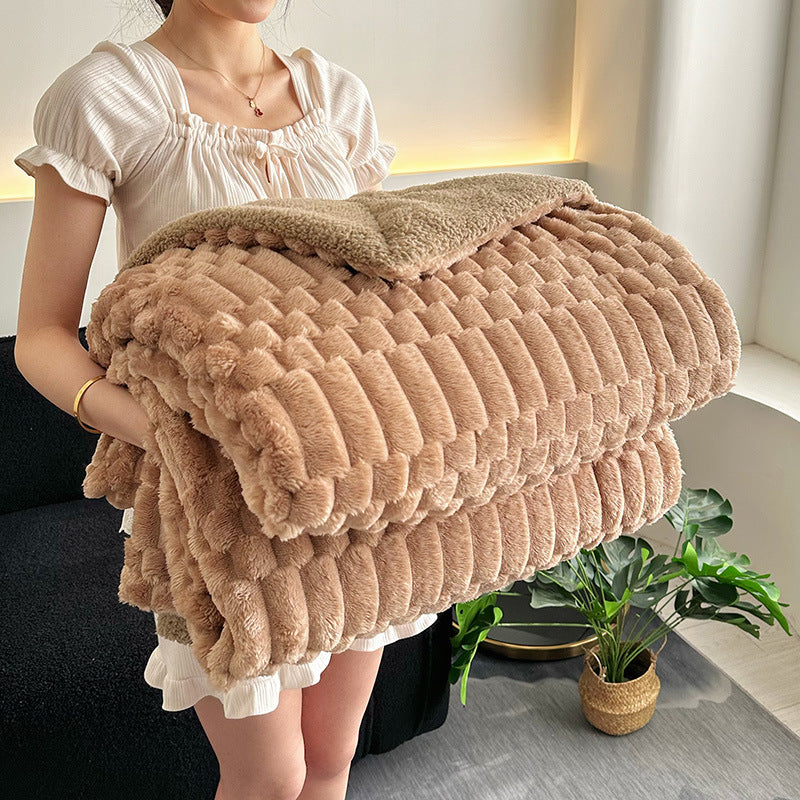 3D schildpaddeken - Licht microvezel fleece in drie maten