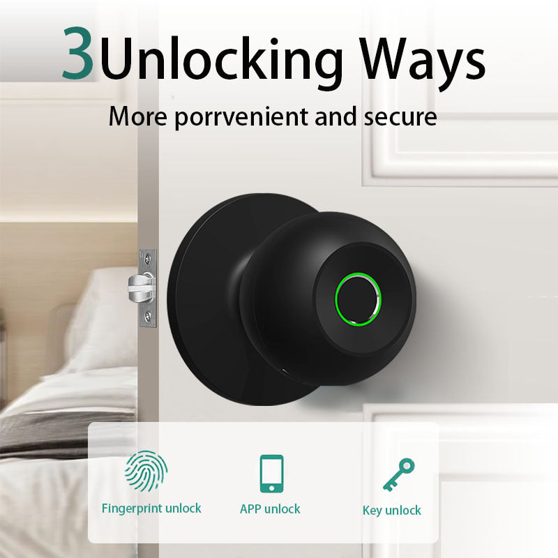 Slim appgestuurd deurslot met back-upsleutel