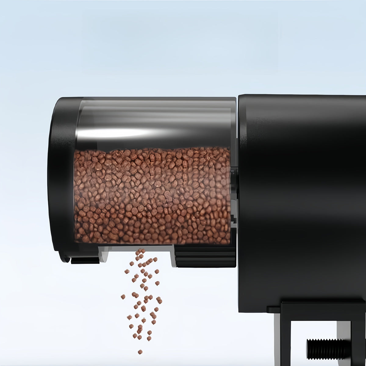 Automatische Visvoerautomaat op Batterijen